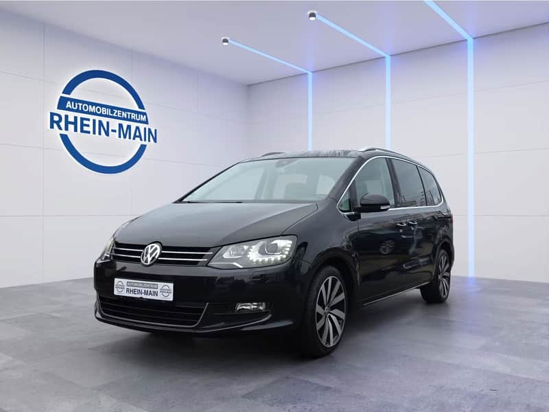 VW Sharan Allstar 7-Sitzer im Studio des Automobilzentrums Rhein-Main